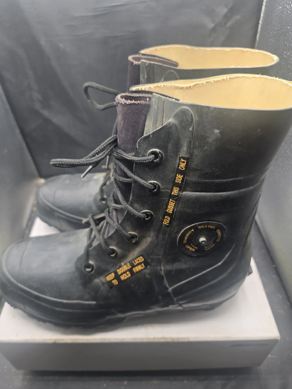 Men's Black Rain & Snow Lace-Up Boots